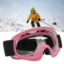 Pink Child Motorcycle Goggles Impact Resistant UV Protection Off Road Racing
