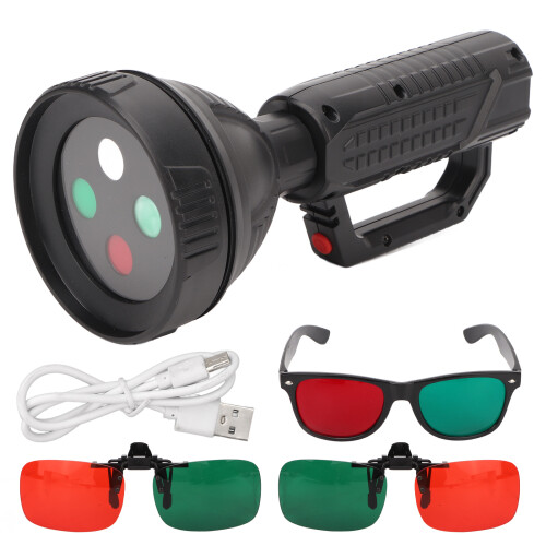 4 Dot Test Flashlight for Accurate Ophthalmic Screening Red Green Glasses 1
