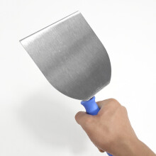 Stainless Steel Trowel With Dual-Color Non-Slip Handle For Plastering Scraping Drywall Plastering Construction Flooring Finishin