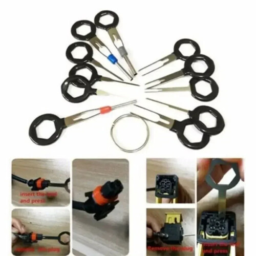 21PCS Car Terminal Removal Tool Wire Plug Connector Extractor Puller Release Pin Extractor Kit For CarPlug Repair Tool USEFU