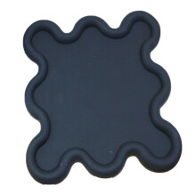 Modieuze onderzetter, multifunctionele antislipmat van PVC voor thuis, warmte-isolerende onderzetter met decoratieve uitstraling, gemakkelijk schoon