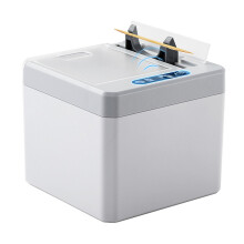 Dispenser di stuzzicadenti in plastica per viaggi, dispenser automatico con induzione intelligente, coperchio rimovibile facile da usare per la