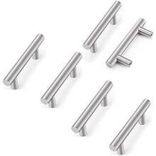 Kit de remplacement de poignées de meubles de cuisine, facile à installer, compatible avec de nombreux meubles de cuisine, poignées en acier