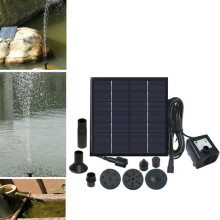 Symphonie de la nature, kit de bain d'oiseaux solaire pour décoration extérieure, fontaine solaire écologique (facile à utiliser et à faire
