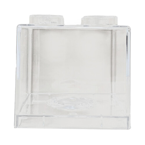 Stackable Display Case: Decorative Mini Aquarium with Quality Plastic, Transparent Design, USB Charging, Premium LED for Office Desk Decor