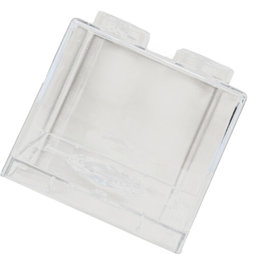 Stackable Display Case: Decorative Mini Aquarium with Quality Plastic, Transparent Design, USB Charging, Premium LED for Office Desk Decor 2