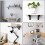 Folding Shelf Brackets, High Quality Metal DIY Wall Mounted Space Saving Collapsible Triangle Shelf Bracket For Wide Application 4