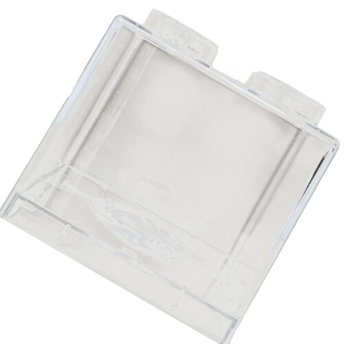 Stackable Display Case: Decorative Mini Aquarium with Quality Plastic, Transparent Design, USB Charging, Premium LED for Office Desk Decor 1