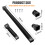 Retractable Black Downspout Extender 20-59 Inches Drain Pipe 9
