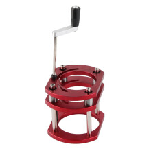 Router Lift Base Aluminum Alloy Stainless Steel 4-Jaw Clamping Red