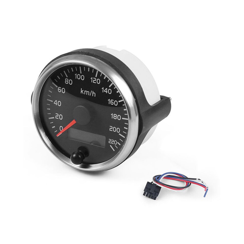 Car Universal 85Mm Speedometer Odometer Dual Function Lcd Panel Modified Car Speedometer 220Km/H Light 6034047486088
