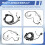 61129436174 Front Engine PDC Wiring Harness for  3 G20 High-end version Front Bumper  Harness 5