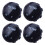 4X 5V-25V  Voltmeter LED Digital Display Panel Mounted Round Waterproof Car Motorcycle Car 1