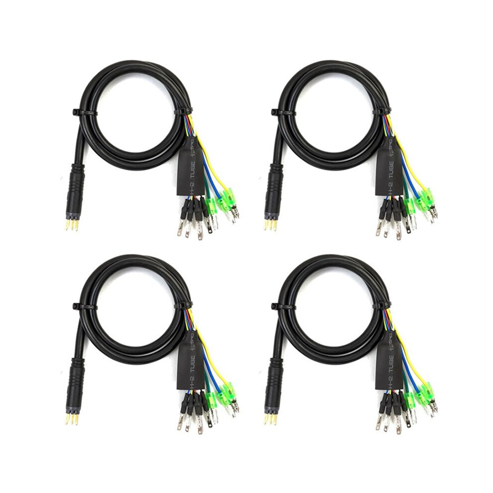 4Pcs 60Cm E-Bike 9Pin Motor Convert Extension Cable Cord Waterproof Connector For Bafang Front Rear Wheel Hub Motors 6033890139936