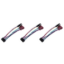 3X 16Pin Auto Stereo Radio Kabelbaum für Radio Stecker Auto Adapter Kabelbaum Anschluss Sksy16-21 + Iso