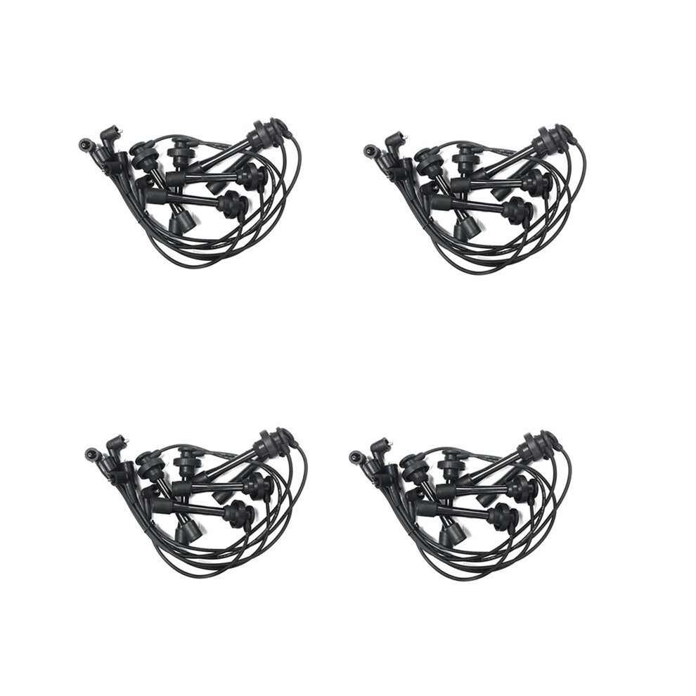 4 Set Cable Set For Pajero Montero Sport Challenger Nativa Triton L200 6G72 6G74 Md371794 Md338249 Black 6032099754575