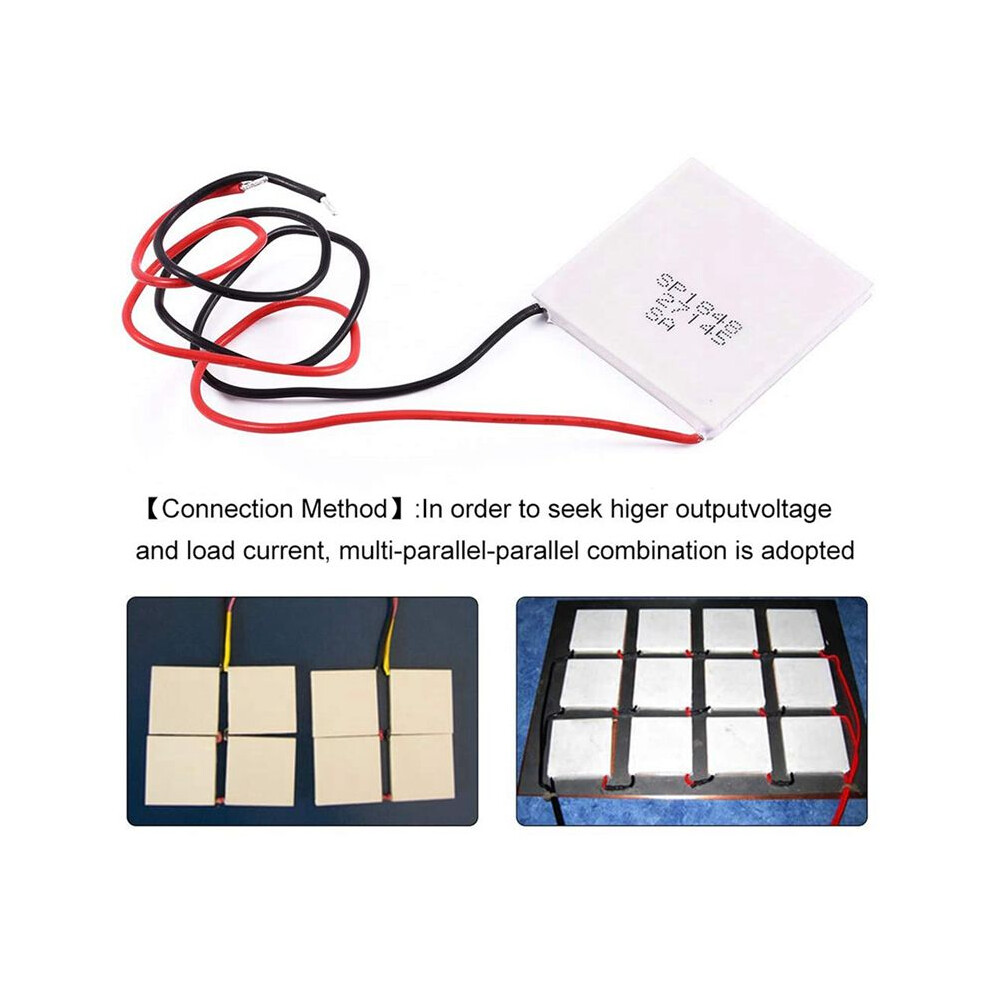 3X Thermoelectric Peltier Module, High Temperature Thermoelectric Power Generator Peltier Teg 150Celsius, 40X40mm White 6033341504801