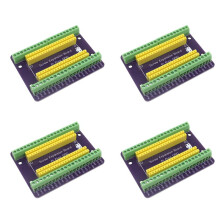 4X for Raspberry Pi  GPIO Expansion Board Picow Terminal GPIO Interface Module Onboard Male and Female Pins(Welded)