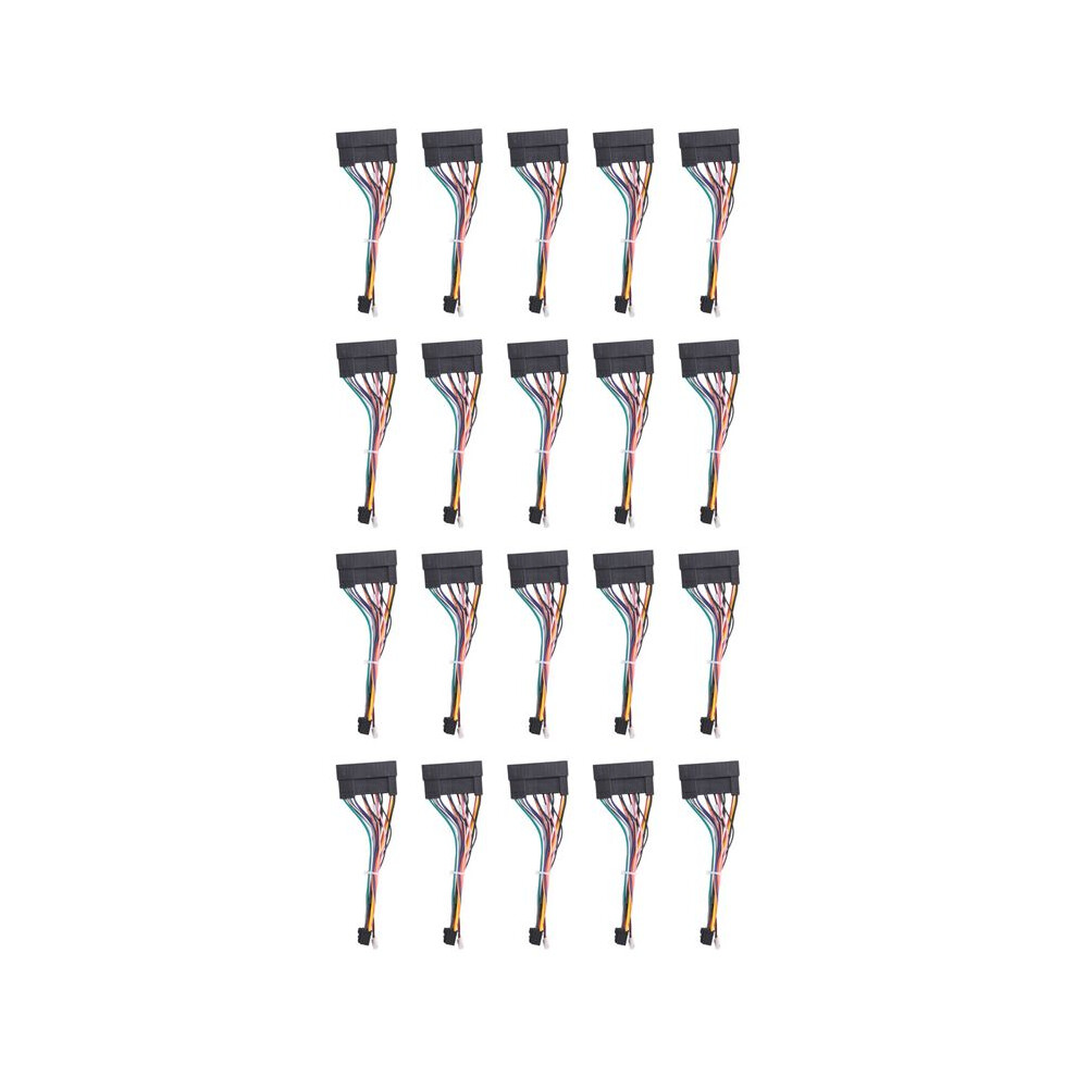 20X Car Stereo Audio 16 Pin Android Power Wiring Harness Adaptor For Carens /K3/K4/K5 Ix35 Sonata 6032783852013