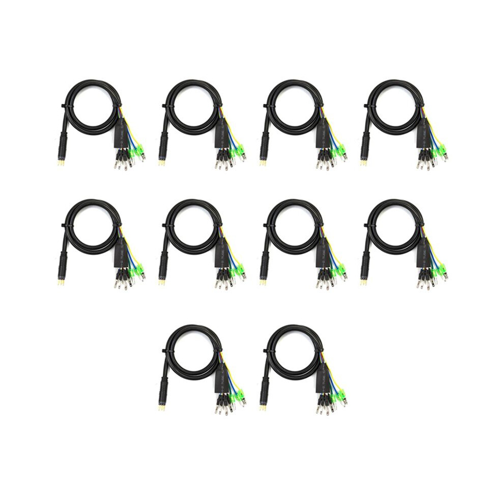 10Pcs 60Cm E-Bike 9Pin Motor Convert Extension Cable Cord Waterproof Connector For Bafang Front Rear Wheel Hub Motors 6032102201850