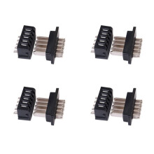 4 Paio di Connettori di Scarico Della Potenza Della Batteria EBike 5 Pin Maschio e Femmina per Parti di Ciclismo Hailong E-Bike