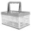 Foldable Plastic Grocery Basket, Collapsible Storage Container for Multi-purpose Use in Home, Office, Garage, Space-saving Foldable Design, Portable 3