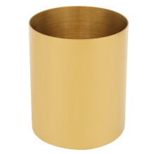 Modern design bureau-accessoire-organizer, ruimtebesparende gouden pennenhouder, vergulde pennenhouder, roestvrijstalen pennenbakje voor