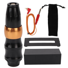 Caneta rotativa versátil para tatuagem, máquina de tatuagem profissional com motor sem núcleo para operação suave e protrusão da agulha