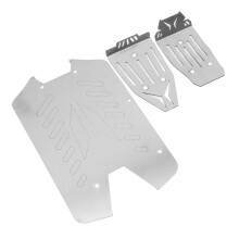 Stainless Steel RC Chassis Armor Guard for 1/10 Big Rock Silver