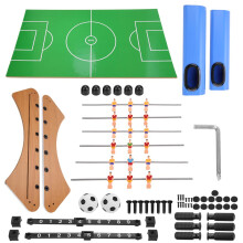 Game On! Portable Foosball Table, Sturdy And Durable Indoor Full Size Table For Home, Family, And Game Room, Smooth Ball Movement, Complete With Acces