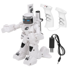 Robots de combat télécommandés à deux joueurs avec rotation à 360 degrés et effets lumineux LED : jeux de combat pour enfants et activités de