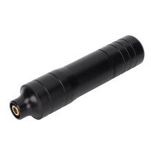 Wireless Rotary Tattoo Pen 119mm Black, RCA Connector & Clip Cord