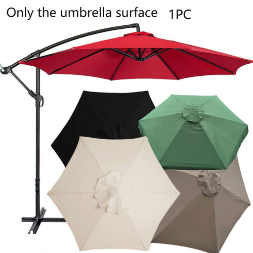 Extra großer 2 Meter langer Outdoor-Regenschirm,-Rot 2