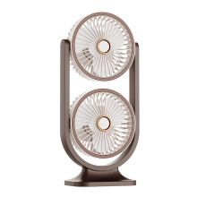 Desk Fan Cooling Device USB Rechargeable Portable-Warm white
