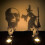 Ghostly Figure Plastic Candle Base-Pumpkin candlestick 4