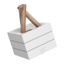 Simulated Flame Aromatic Diffuser Flame Air Diffuser-White