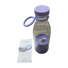 (purple) USB Mini Blender Personal Juicer Juice Maker 380ml Household