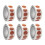 6 Rolls Red Dot Sticker Round Sticker Circular-Light coffee 1
