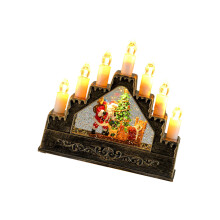 Rotating Music Box Ornament For Holiday Homes Decoration-C