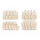 4PCS Unfinished Wood Frames Unpainted Picture Frame For Kid 1
