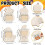 4PCS Unfinished Wood Frames Unpainted Picture Frame For Kid 3