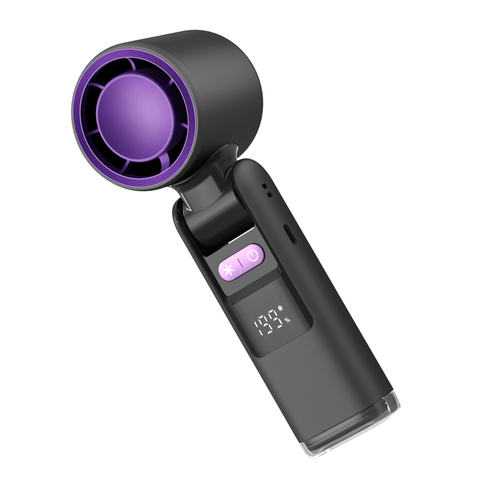 Outdoor Small Handheld Fan Air Blower 4000Mah With 199-Grey 7696001498033