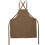Gardening Work Apron Thickened Waterproof Apron with-brown 1