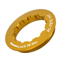 High Strength Gold 7075 Aluminum Cassette Lockring for Mountain Biking