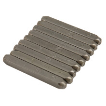 9Pcs Metal Number Stamps Set, 0.16in High Carbon Steel for Leather & Jewelry