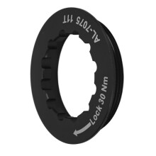 Aluminum Alloy Bike Cassette Lockring for Mountain Cycling Black