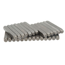 Diamond Steel Letter Punch Set 27pcs High Carbon Metal Stamps for Jewellery 5mm