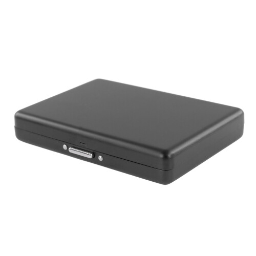 Water Resistant Aluminium Alloy Cigarette Holder Case Black Compact