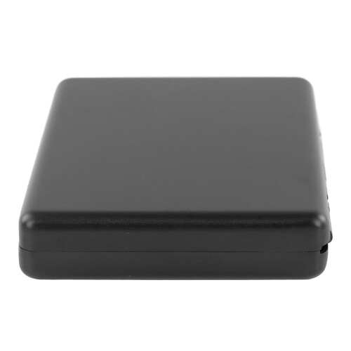 Water Resistant Aluminium Alloy Cigarette Holder Case Black Compact 1