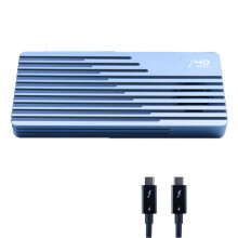 ASM2464 USB4 40Gbps NVMe SSDs Enclosure Silents Fan for Supports